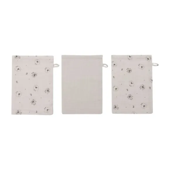 Bebe jou Tiny Sheep Hydrofiel washand - 3 stuks