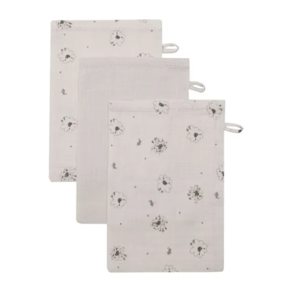 Bebe jou Tiny Sheep Hydrofiel washand - 3 stuks