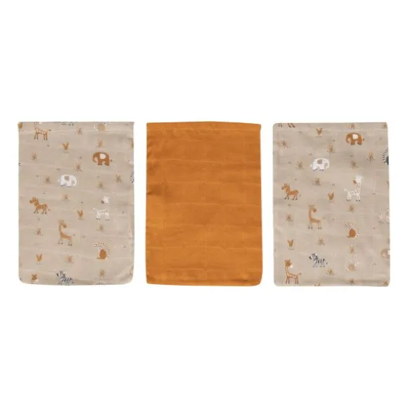 Bebe-Jou Steppe Hydrofiel Washand 3 Stuks