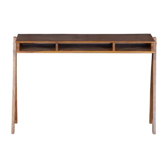 BePureHome Compartment Bureau - Hout Bruin