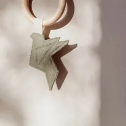 BEZISA Birds Bijtring Pistache Green