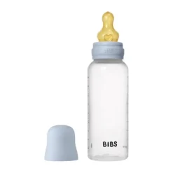 Bibs Fles - Medium Flow - 270 ml - Latex - Baby Blue