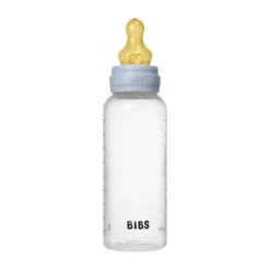 Bibs Fles - Medium Flow - 270 ml - Latex - Baby Blue