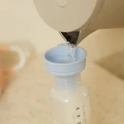 Bibs Fles - Medium Flow - 270 ml - Latex - Baby Blue