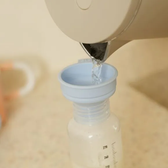 Bibs Fles - Medium Flow - 270 ml - Latex - Baby Blue