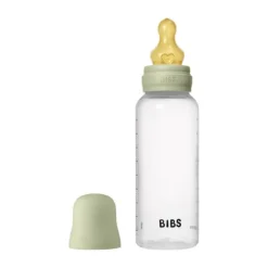 Bibs Fles - Medium Flow - 270 ml - Latex - Baby Blue