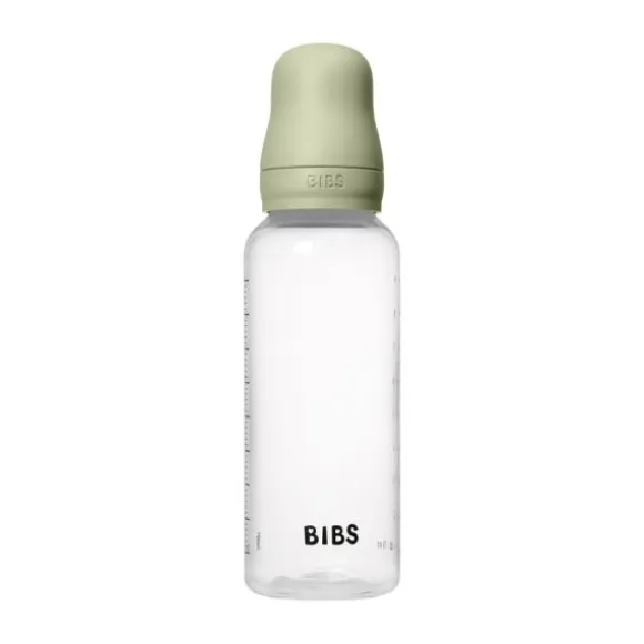 Bibs Fles - Medium Flow - 270 ml - Latex - Baby Blue