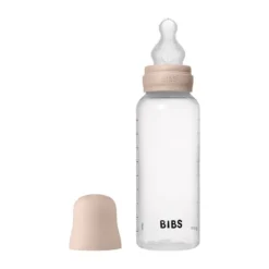 Bibs Fles - Medium Flow - 270 ml - Silicone - Baby Blue