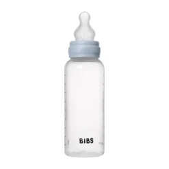 Bibs Fles - Medium Flow - 270 ml - Silicone - Baby Blue
