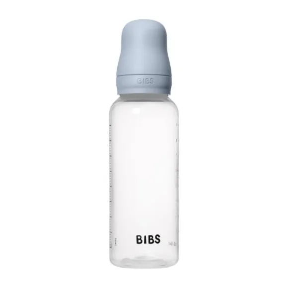 Bibs Fles - Medium Flow - 270 ml - Silicone - Baby Blue