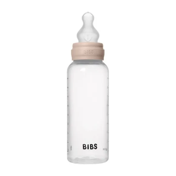 Bibs Fles - Medium Flow - 270 ml - Silicone - Baby Blue