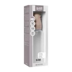 Bibs Fles - Medium Flow - 270 ml - Silicone - Baby Blue