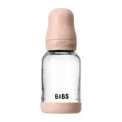 BIBS Fles - Slow Flow - 120 ml - Glas/Latex - Ivory