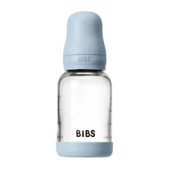 BIBS Fles - Slow Flow - 120 ml - Glas/Latex - Ivory