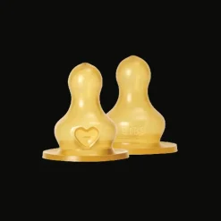 BIBS Flesspeen Rond - Medium Flow - 2 Pack - Latex