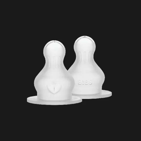 BIBS Flesspeen Rond - Slow Flow - 2 Pack - Silicone
