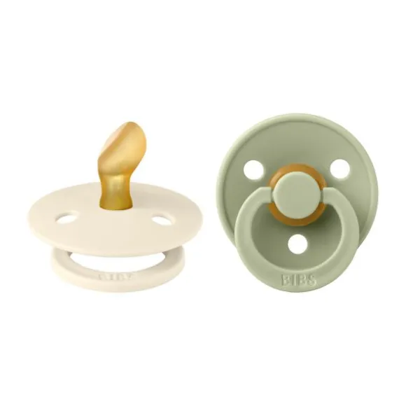 BiBs Fopspeen Anatomisch - 6-18 Mnd - 2 Stuks - Sage / Hunter Green