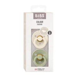 BiBs Fopspeen Anatomisch - 6-18 Mnd - 2 Stuks - Sage / Hunter Green