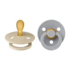 BiBs Fopspeen Symmetrisch - 0-6 Mnd - 2 Stuks - Vanilla / Cloud