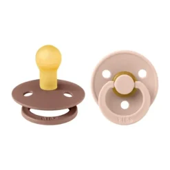 BiBs Fopspeen Vanilla / Cloud 0-6 Mnd 2 Stuks