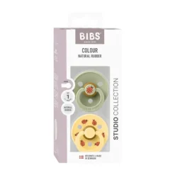 BIBS Studio Colour Fopspenen - 2 Stuks - Size 3 - Bumblee Breeze