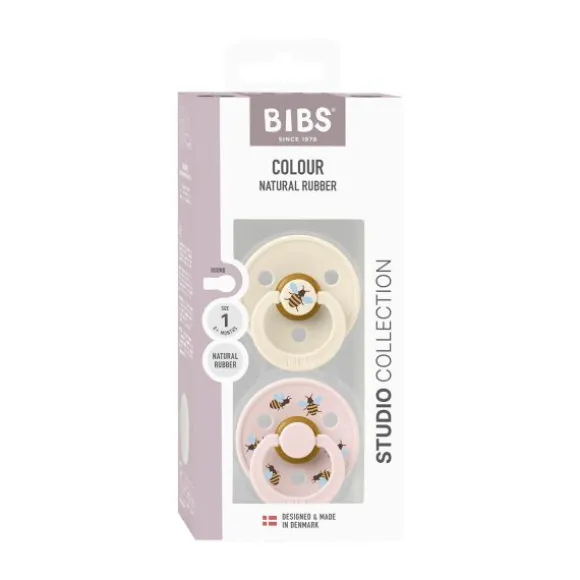 BIBS Studio Colour Fopspenen - 2 Stuks - Size 3 - Bumblee Breeze