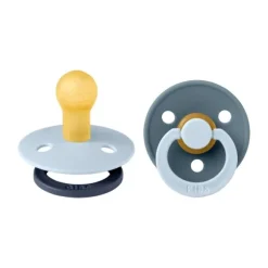 BiBs Studio Fusion Fopspeen - Rond - 2 Stuks - 0-6 Mnd - Blush/Woodchuck