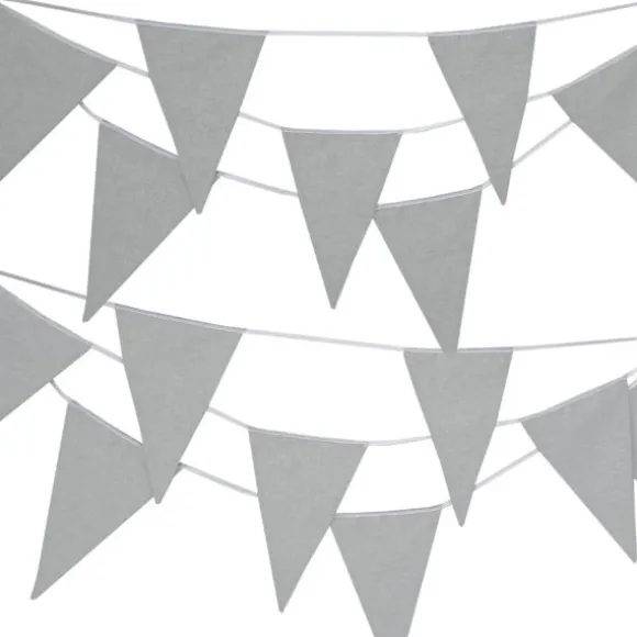 Bink Bedding Bo Vlaggenlijn Grijs L