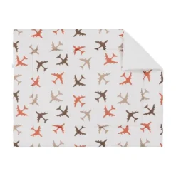 Bink Bedding Planes Boxkleed Blauw 71 x 122 cm