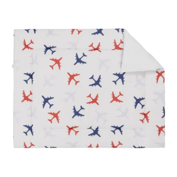 Bink Bedding Planes Boxkleed Blauw 71 x 122 cm
