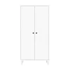 BLN Kids Sacha Kledingkast White 2-Deurs