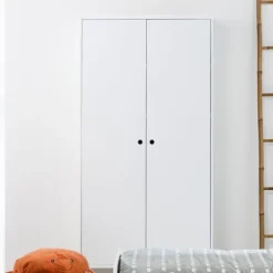 BLN Kids Sacha Kledingkast White 2-Deurs