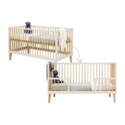 Bopita Amira Ledikant 60x120 cm - Dune/Naturel