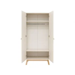 Bopita Babykamer Lines - Dune / Naturel | Ledikant 60 x 120 cm + Commode