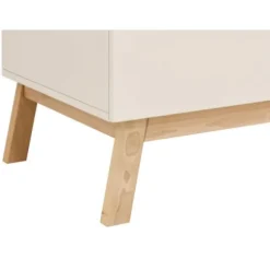 Bopita Babykamer Lines - Dune / Naturel | Ledikant 60 x 120 cm + Commode