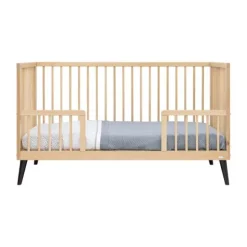 Bopita Fay Bed 60×120 - Naturel/Mat Zwart