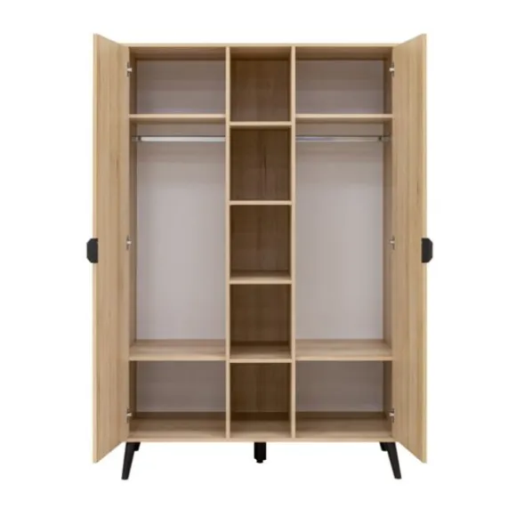 Bopita Fay 2-Deurskast met 5 Open Vakken