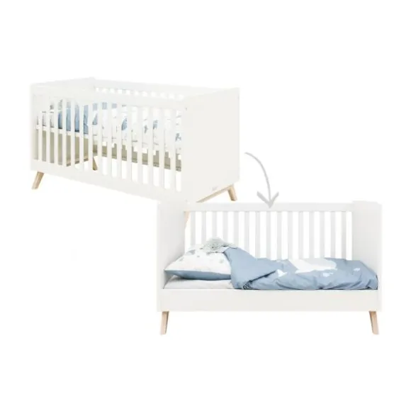 Bopita Fenna Babybed Wit / Naturel 70 x 140 cm