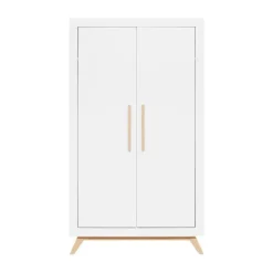 Bopita Fenna Babykamer Wit / Naturel | Bed 70x140 cm + Commode + Kast