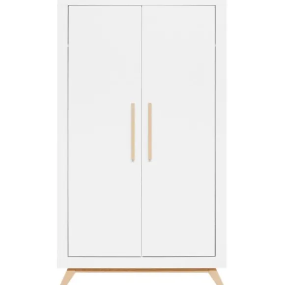 Bopita Fenna Kledingkast Wit / Naturel 2-Deurs