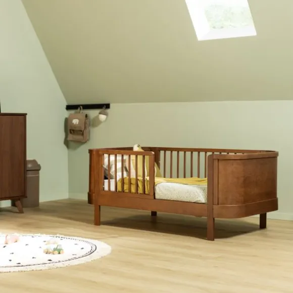 Bopita Heya Peuterbed - 70 x 140 cm - Walnoot