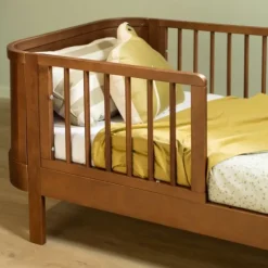 Bopita Heya Peuterbed - 70 x 140 cm - Walnoot