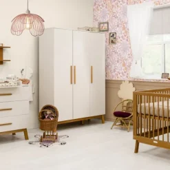 Bopita Kaleo Ledikant - 60 x 120 cm - Dune / Rose Wood