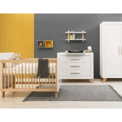 Bopita Lisa Babybed Wit / Naturel 60 x 120 cm