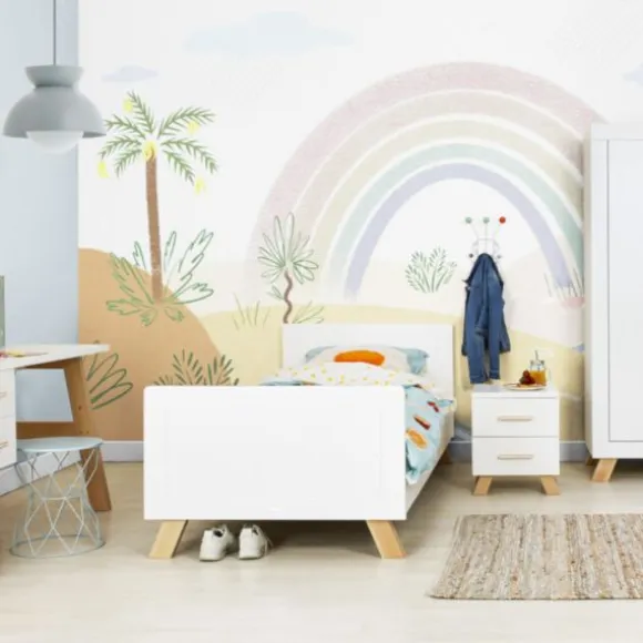 Bopita Lisa Bed Wit / Naturel 90 x 200 cm