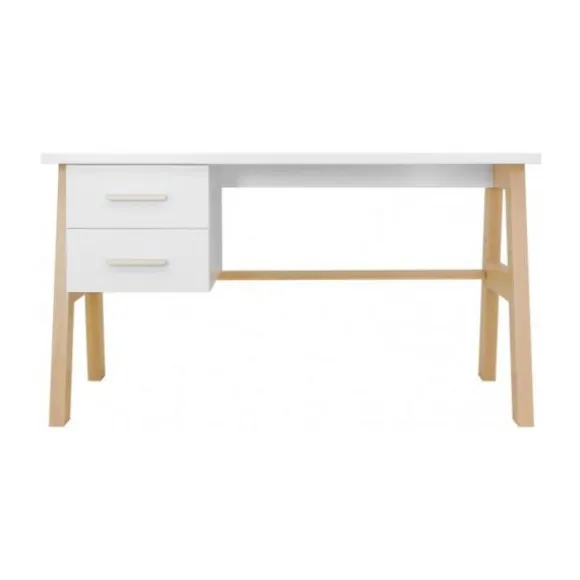 Bopita Lisa Bed Wit / Naturel 90 x 200 cm