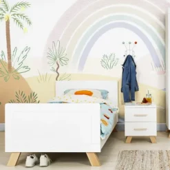 Bopita Lisa Bed Wit / Naturel 90 x 200 cm