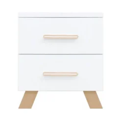 Bopita Lisa Nachtkastje Wit / Naturel