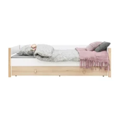 Bopita Lucas Bed - 90 x 200 cm - Wit / Naturel
