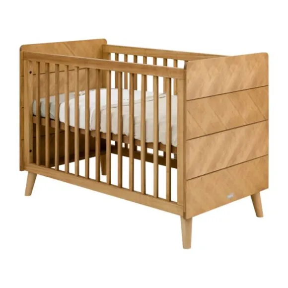 Bopita Manou Babykamer Vintage | Bed 60 x 120 cm + Commode + Kast 2 Deur